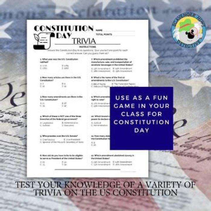 Constitution Day Trivia!