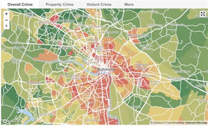 Map of the Week: Richmond VA & Virginia Crime