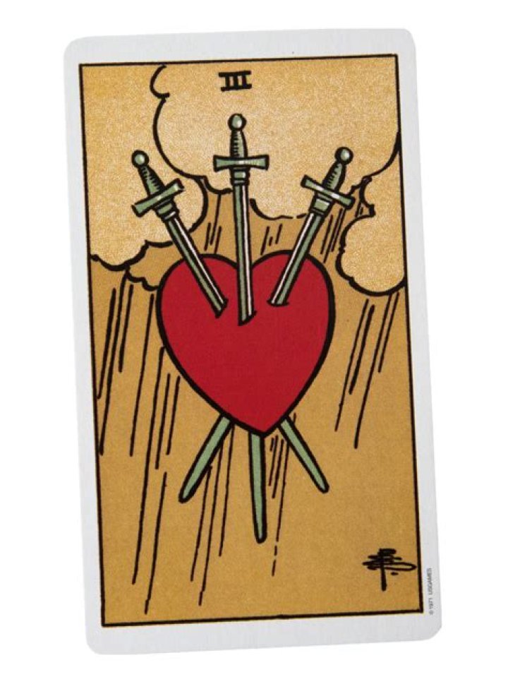 Three of Swords Tarot Card Meaning